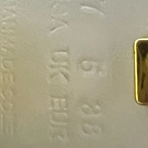 Gold and Cream Heart Heel Sandals - Picture 10 of 11